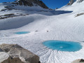 Mountain Pools on Snow