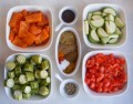 Salmon Curry Mis en Place