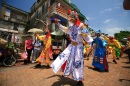 Mask Dancers on Parade