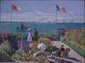 Garden at Sainte-Adresse by Claude Monet