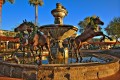 Bob Parks Horse Fountain