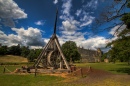 Trebuchet at Warwick Castle, England