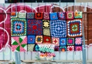 Yarn Bombed Basket