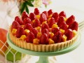 Strawberry and Mango Tart