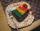 Rainbow Cookie Cake