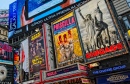 Theater Billboards in Times Square