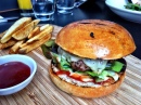 Burger and Chips in Melbourne, Australia