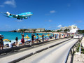 Landing Over Maho Bay Beach, St. Martin