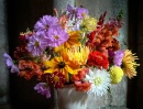 Flowers in Church, Burgundy