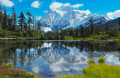 Picture Lake and Mt. Shuksan