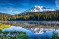 Mt. Rainier and Reflection Lake