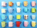 Colorful Cups Closeup