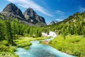 Altai Mountain Landscape