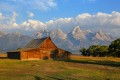 Mormon Row Barn and the Grand Teton