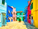 Burano Island Street, Venice