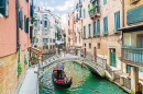 Canal In Venice, Italy