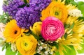 Bouquet of Ranunculus, Hyacinth and Gerber