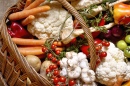 Fresh Vegetables in a Basket