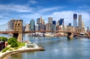 Brooklyn Bridge and Lower Manhattan