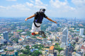 Base Jumper in Kuala Lumpur, Malaysia