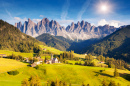 Geisler Summits, Dolomites, Italy