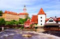 Medieval Cesky Krumlov, Czech Republic