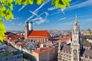 Marienplatz and New Town Hall in Munich