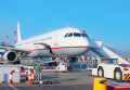 Passenger Plane at the Airport