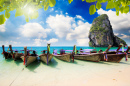 Long Tail Boats, Krabi, Thailand