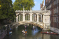 Bridge of Sighs in Cambridge, UK