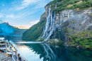 Seven Sisters Waterfall, Norway