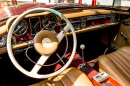 Driver's Cockpit of A Classic Car