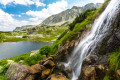 Waterfall in the Alps