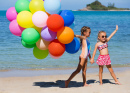 Little Girls on the Beach