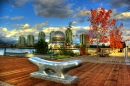 Science World from the Olympic Village