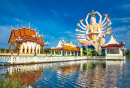 Wat Plai Laem Temple, Thailand