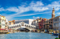 Gondola at the Rialto Bridge, Venice