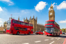 Red Double-Deckers in London