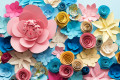 Colorful Paper Flowers