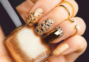 Golden Nail Art