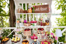 Summer Wedding Sweet Bar