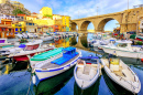 Vallon des Auffes Harbor, Marseille, France