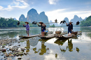 Fishermen, Li River, China