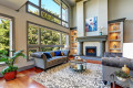 Family Room in a Luxury House