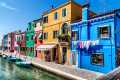 Island of Burano near Venice, Italy