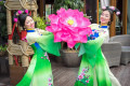 Chinese Girls in Traditional Dresses