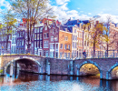 Canals in Amsterdam, The Netherlands