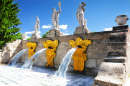 Cascade Fountain in Petergof, St Petersburg