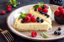 Homemade Cheesecake with Berries