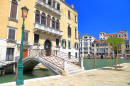 Old Bridge and Palace in Venice